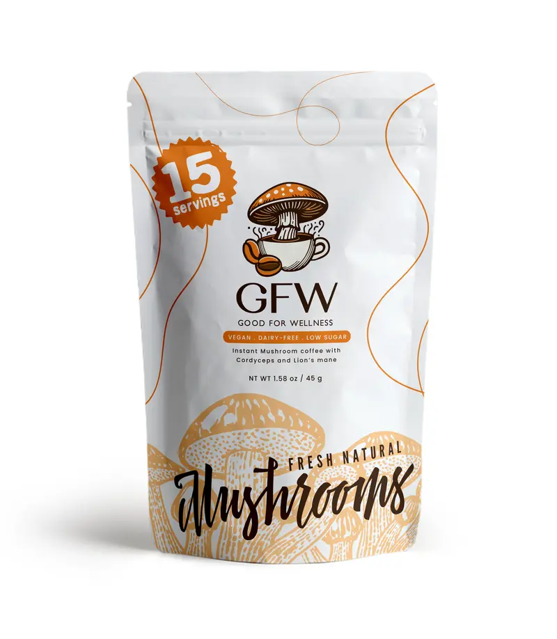 GFW Instant Mushroom Coffee with Turkey Tail & Chaga