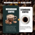 GFW 5-Mushroom Instant Coffee Latte – Clean Energy & Sharp Focus