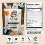 GFW 5-Mushroom Instant Coffee Latte – Clean Energy & Sharp Focus